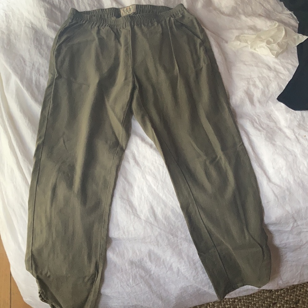 Marine Layer Allison Pant, Army Green